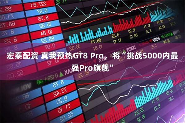 宏泰配资 真我预热GT8 Pro，将“挑战5000内最强Pro旗舰”