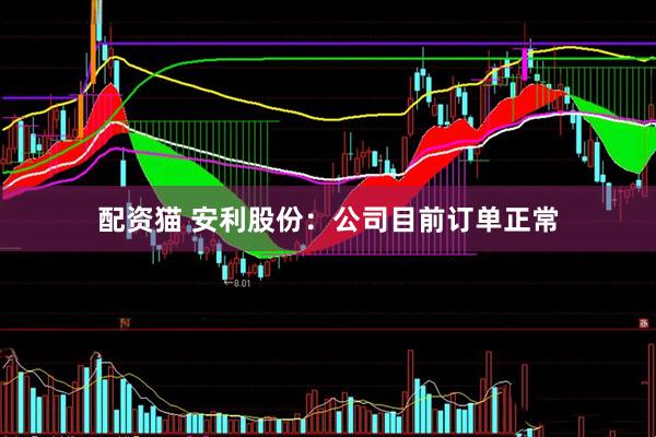 配资猫 安利股份：公司目前订单正常